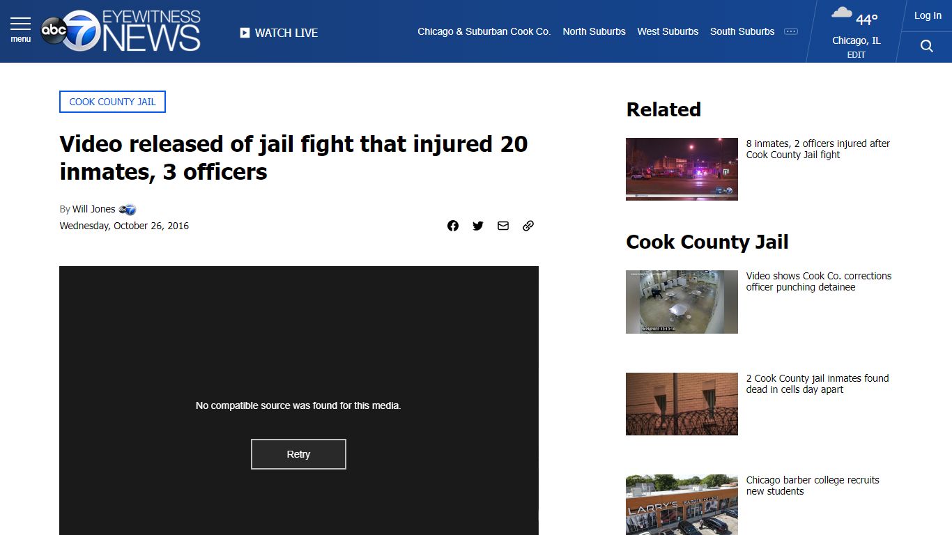 Video released of jail fight that injured 20 inmates, 3 officers